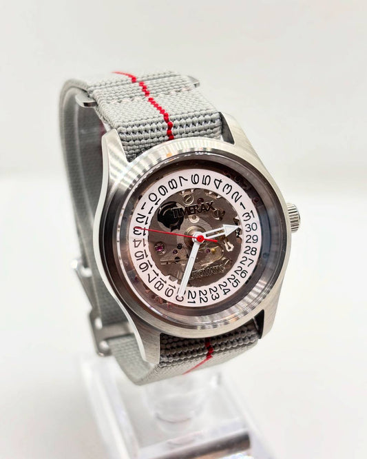 Red Velvet Transparent Dial 36"